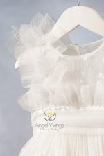 Angel Wings βαπτιστικό φόρεμα για κορίτσι ALBA 263