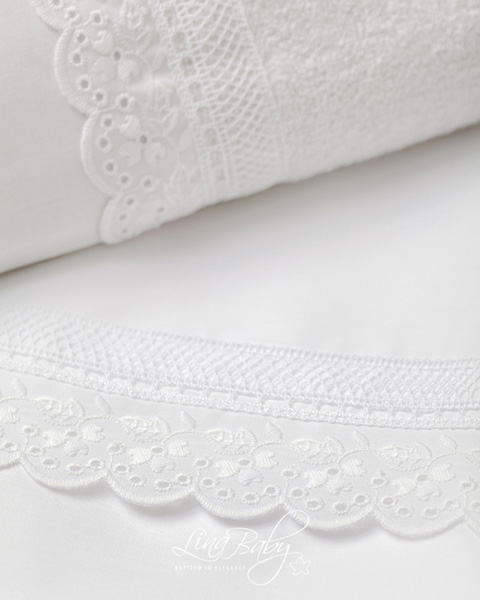 Lina Baby Σετ Λαδόπανο Broderie Anglais 1511