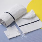 Lina Baby Σετ Λαδόπανο Alonso 1524 Λευκό-Μπλε