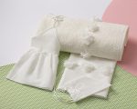 Lina Baby Σετ Λαδόπανο Bouquet 1527 Εκρού