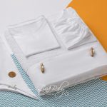 Lina Baby Σετ Λαδόπανο Cotton Pouch 592 Λευκό