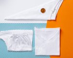 Lina Baby Σετ Λαδόπανο Cotton Pouch 592 Λευκό