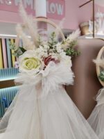 Βαπτιστικό Πακέτο Marshmallow Floral Στεφανάκι Σάπιο Μήλο