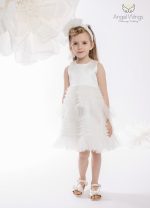 Angel Wings βαπτιστικό φόρεμα για κορίτσι VALENTINA 277/2