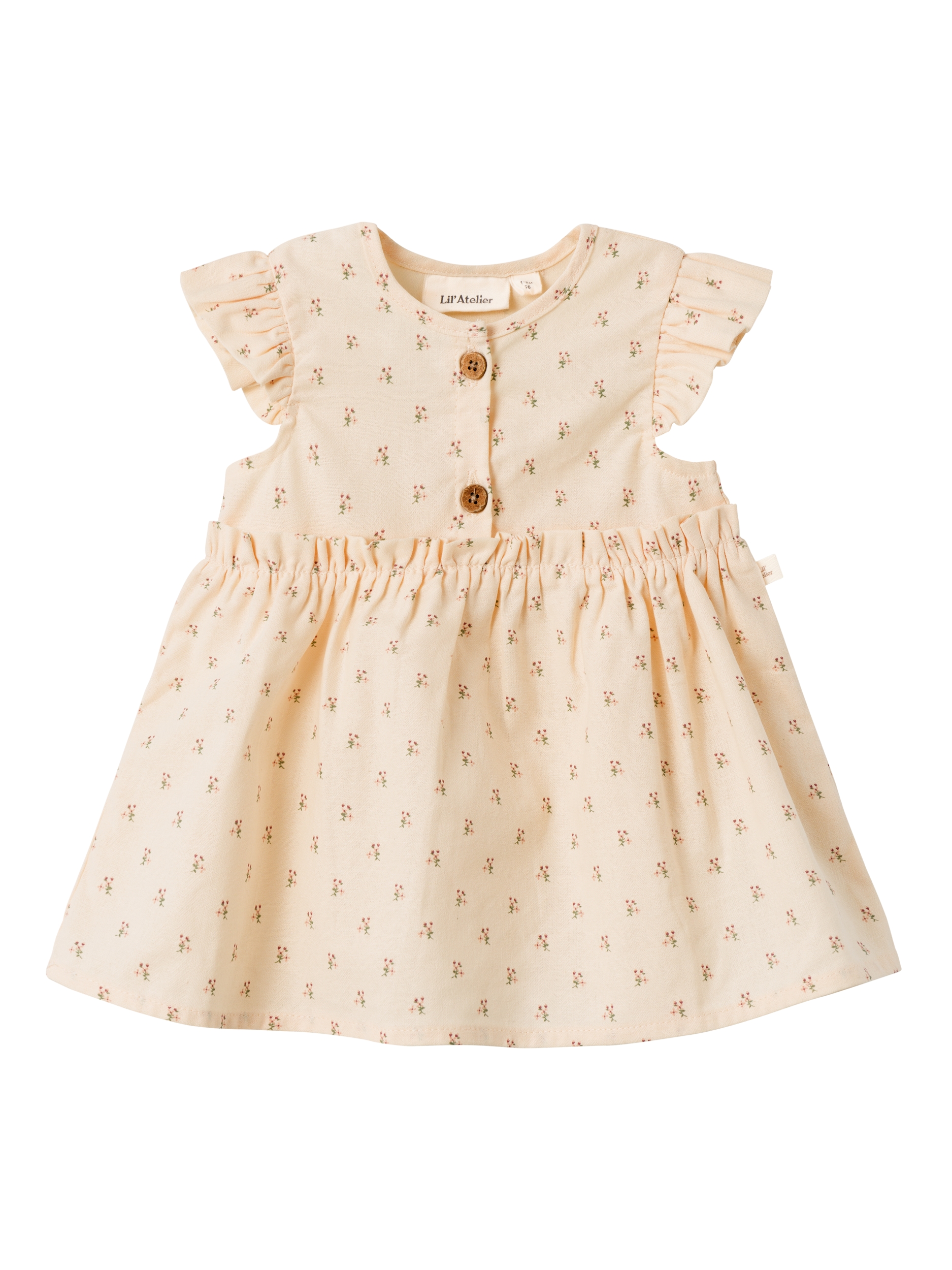NAME-IT_Springsummer_4447578_13227563 Lil’Atelier Βρεφικό Φόρεμα Εκρού