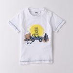 iDO Παιδικό T-shirt Λευκό Safari