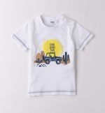 iDO Παιδικό T-shirt Λευκό Safari