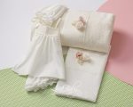 Lina Baby Σετ Λαδόπανο Cloelia 1569 Εκρού