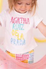 Agatha Ruiz De La Prada-Βρεφικό Σετ 2ΤΜΧ Καρό