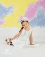 Angel Wings βαπτιστικό φόρεμα για κορίτσι AMELIE 296