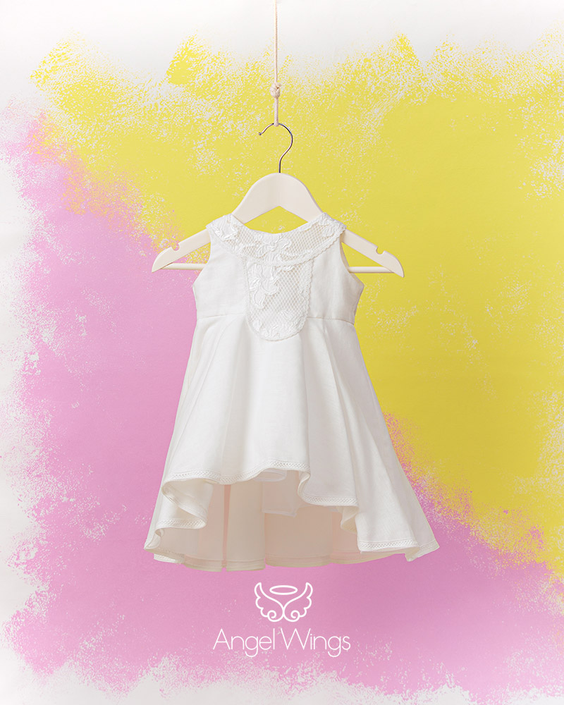 Angel Wings βαπτιστικό φόρεμα για κορίτσι ELICE 298