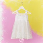 Angel Wings βαπτιστικό φόρεμα για κορίτσι ANAIS 301