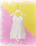 Angel Wings βαπτιστικό φόρεμα για κορίτσι ANAIS 301