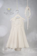 Angel Wings βαπτιστικό φόρεμα για κορίτσι SOFIE 302