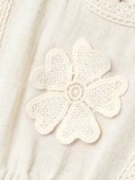 Lil’Atelier Παιδικό Φόρεμα Εκρού