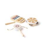 KIDS CONCEPT. Παιδικό Σετ Μουσικών Οργάνων KID'S MUSIC (καφέ)