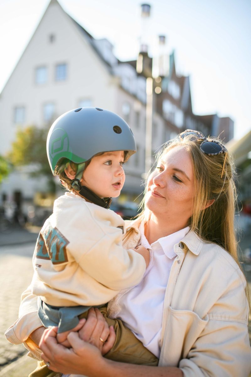 Scoot & Ride Κράνος XXS για Ποδήλατο & Πατίνι με Φωτάκι LED Μπλε