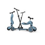 Scoot & Ride Παιδικό Πατίνι Highwaykick 1 Push and Go Τρίτροχο Με Κάθισμα Για 1-5 Ετών Μπλε