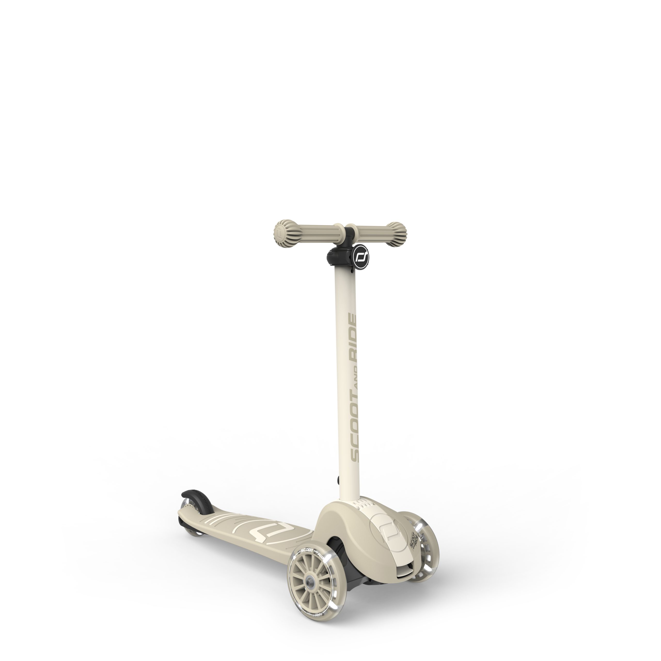 HWK3S-ASH-HANDLEBAR HEIGHT 0-002.100.16 Scoot & Ride Παιδικό Πατίνι Αναδιπλούμενο Highwaykick 3S Τρίτροχο Για 3-6 Ετών Ash
