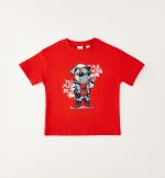 iDO Παιδικό T-shirt Με Στάμπα Κόκκινο