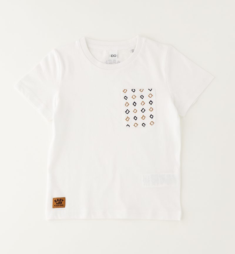 iDO Παιδικό T-shirt Λευκό