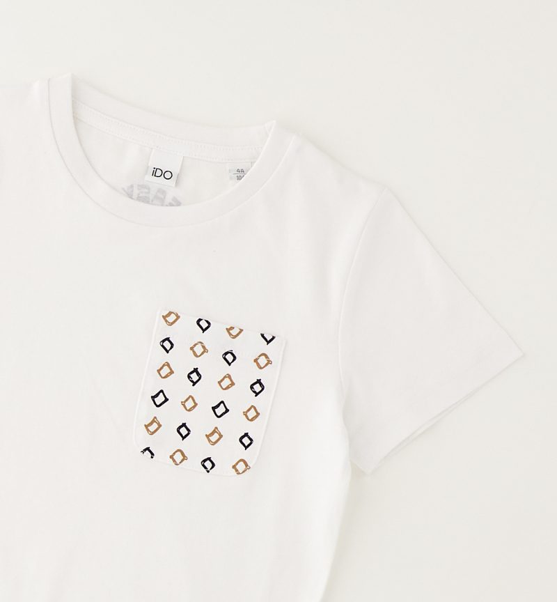 iDO Παιδικό T-shirt Λευκό