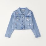 iDO Τζιν Jacket Με Κεντημένες Μαργαρίτες