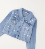 iDO Τζιν Jacket Με Κεντημένες Μαργαρίτες