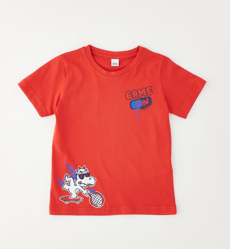 iDO Παιδικό T-shirt "Game On" Κόκκινο