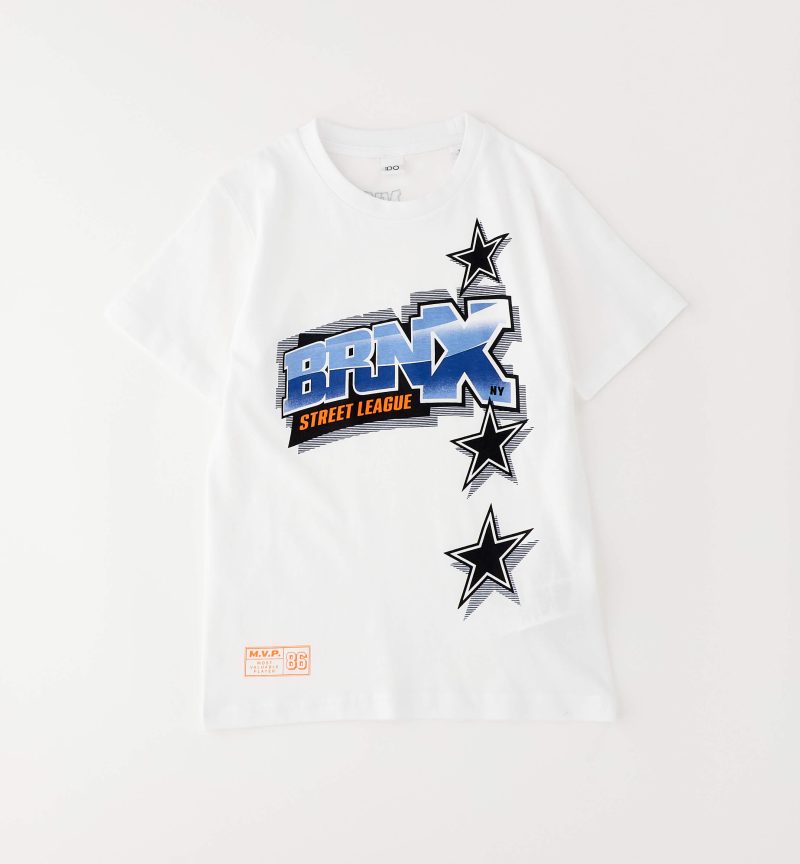 iDO Εφηβικό T-shirt Με Στάμπα Λευκό