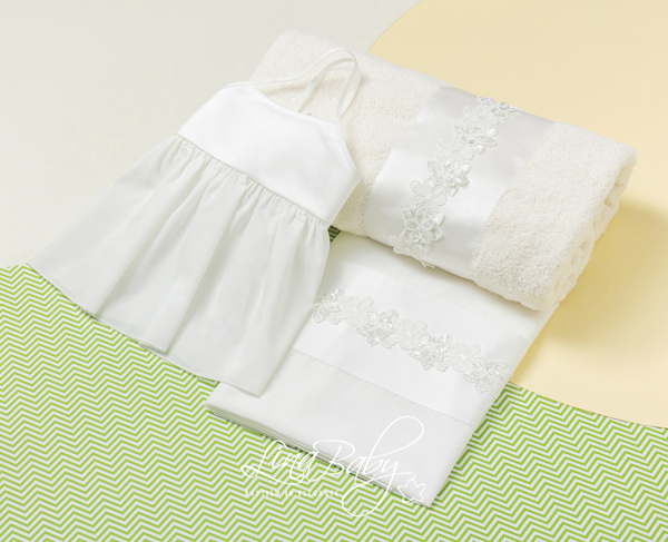 Lina Baby Σετ Λαδόπανο Agape 1598 Εκρού