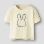 Name it Παιδικό T-shirt Mε Φλοράλ Λαγουδάκι