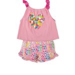 Agatha Ruiz De La Prada-Παιδικό Σετ 2ΤΜΧ Ροζ
