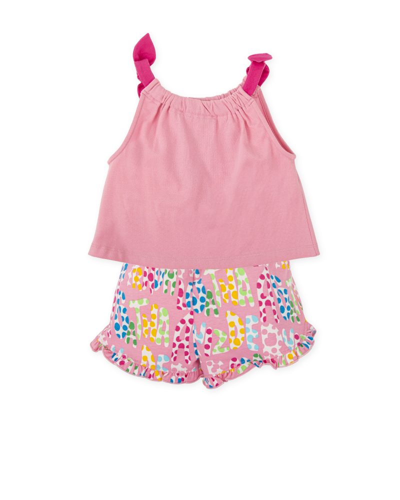 Agatha Ruiz De La Prada-Παιδικό Σετ 2ΤΜΧ Ροζ
