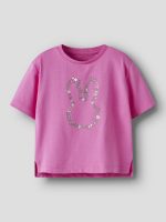 Name it Παιδικό T-shirt Mε Φλοράλ Λαγουδάκι