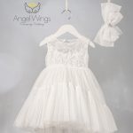 Angel Wings βαπτιστικό φόρεμα CARMEN 303