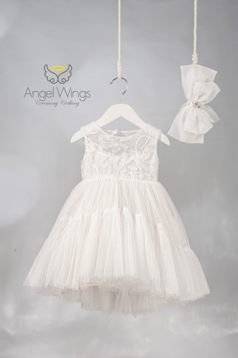 Angel Wings βαπτιστικό φόρεμα CARMEN 303