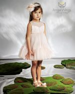Angel Wings βαπτιστικό φόρεμα BABRBIE 304