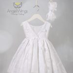Angel Wings βαπτιστικό φόρεμα ROSALINA 305