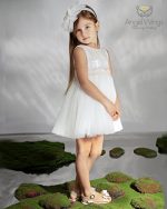 Angel Wings βαπτιστικό φόρεμα PAVLINA 306