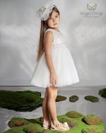Angel Wings βαπτιστικό φόρεμα PAVLINA 306