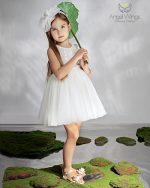 Angel Wings βαπτιστικό φόρεμα PAVLINA 306