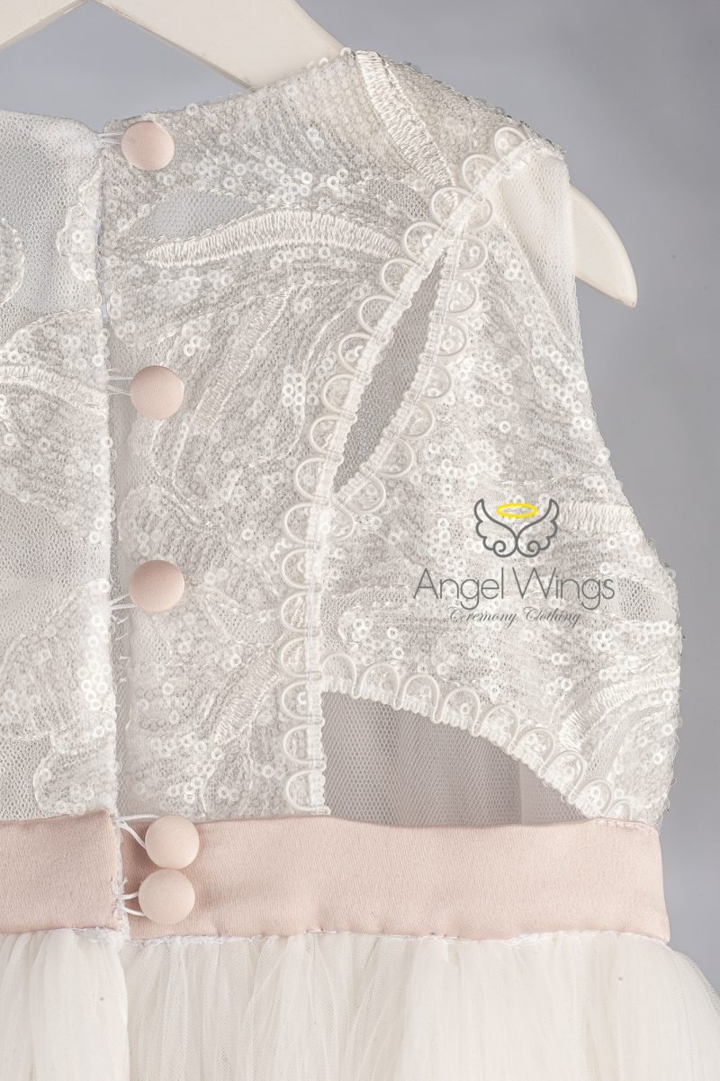 Angel Wings βαπτιστικό φόρεμα PAVLINA 306