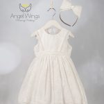 Angel Wings βαπτιστικό φόρεμα HERMOSA 308