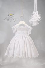 Angel Wings βαπτιστικό φόρεμα BALERIA 309