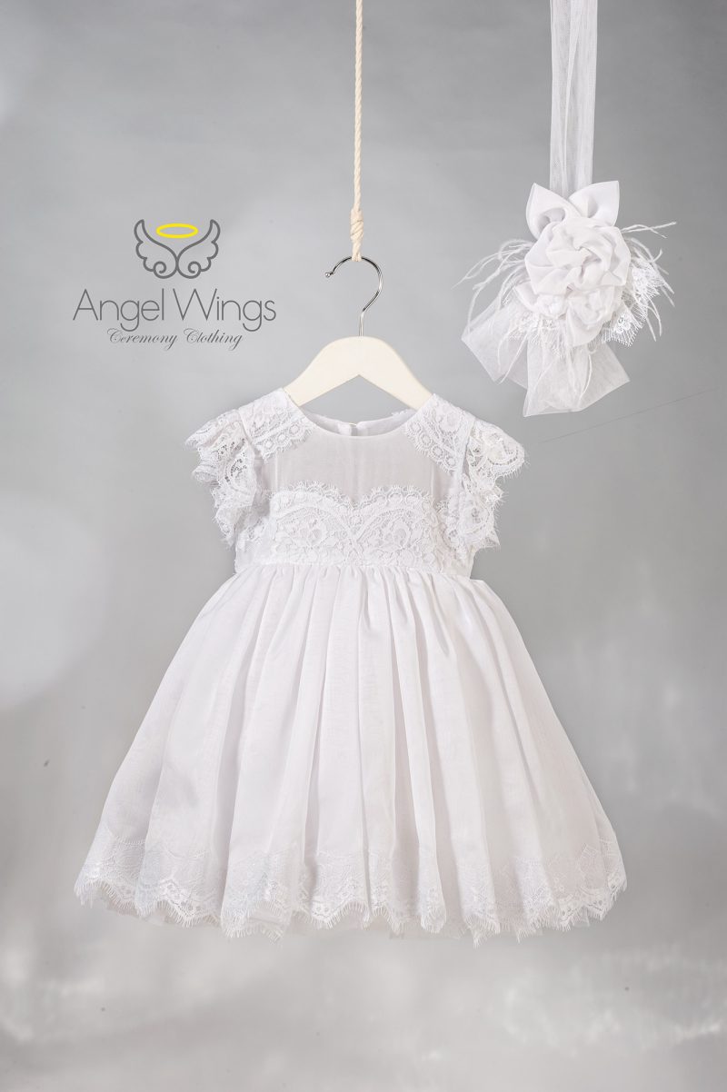 Angel Wings βαπτιστικό φόρεμα BALERIA 309