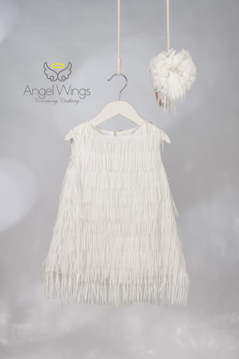 Angel Wings βαπτιστικό φόρεμα SANDRA 310