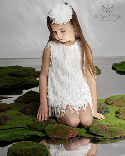 Angel Wings βαπτιστικό φόρεμα SANDRA 310