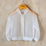 From Scratch Βαπτιστικό Jacket Διαφανές Πουά