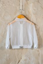 From Scratch Βαπτιστικό Jacket Διαφανές Πουά